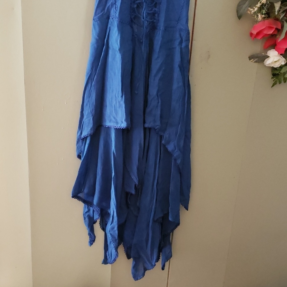 Dark blue strappy summer dress! - Picture 3 of 5